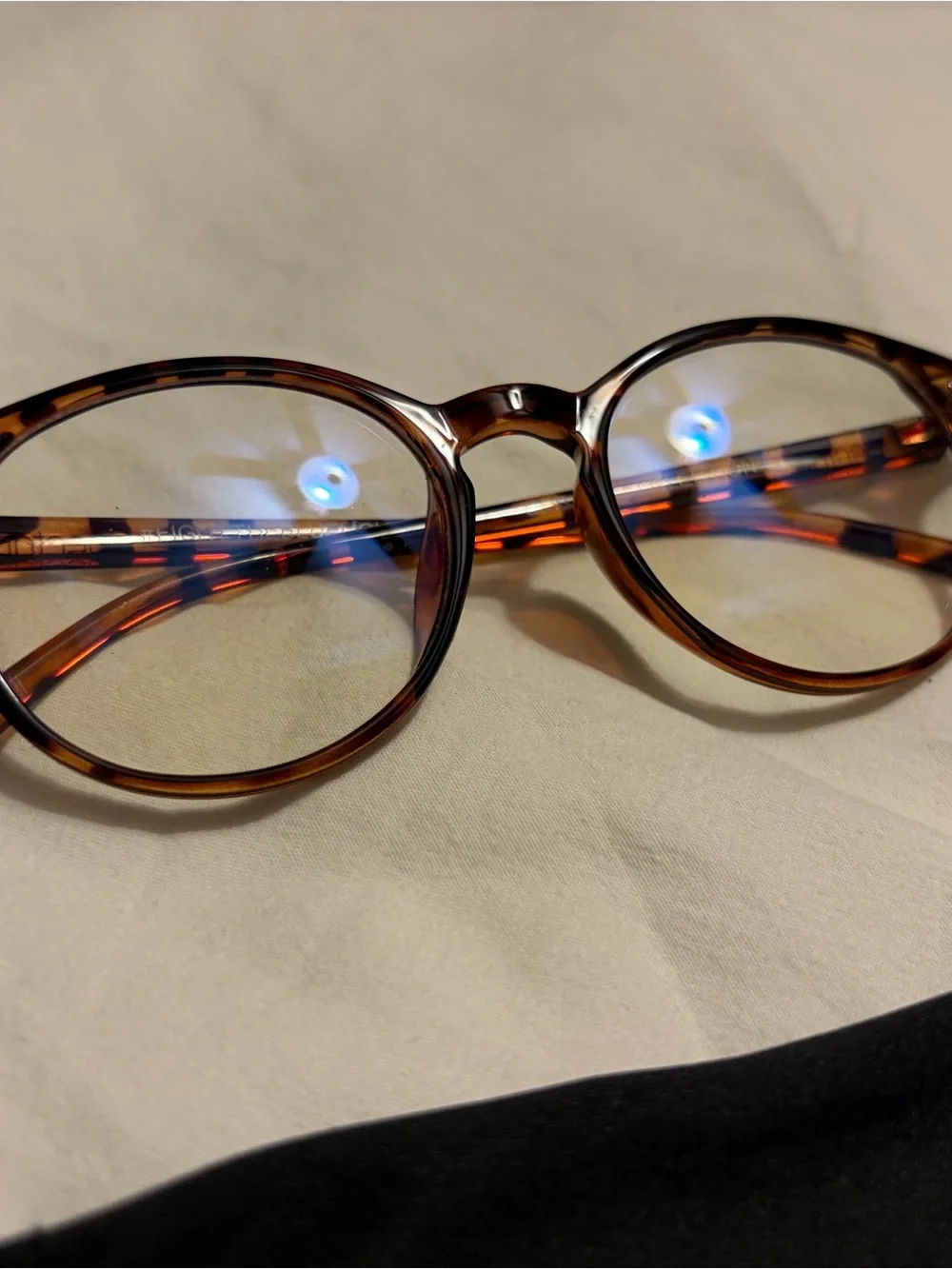 Nectar Blue Light Tortoiseshell Round Glasses Frames